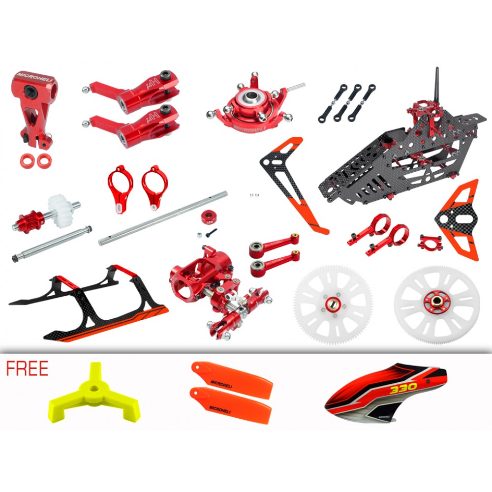 CNC Performance Package (RED) BLADE 330 S