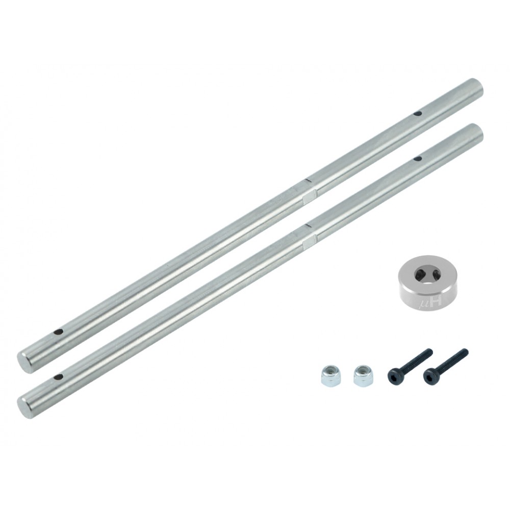 Precision CNC Titanium Main Shaft W/ Collar - BLADE 450X / 330X / 330S / ECLIPSE 360