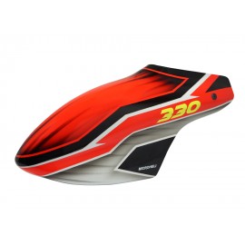 Airbrush Fiberglass Red Devil Canopy - BLADE 330X / 330S