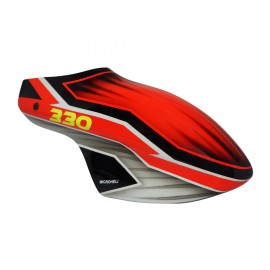 Airbrush Fiberglass Red Devil Canopy - BLADE 330X / 330S