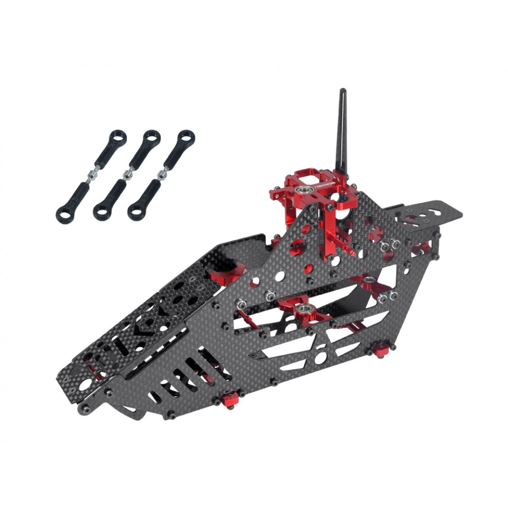 Aluminum/Carbon Fiber Advanced Frame (RED) - BLADE 330X / 330S