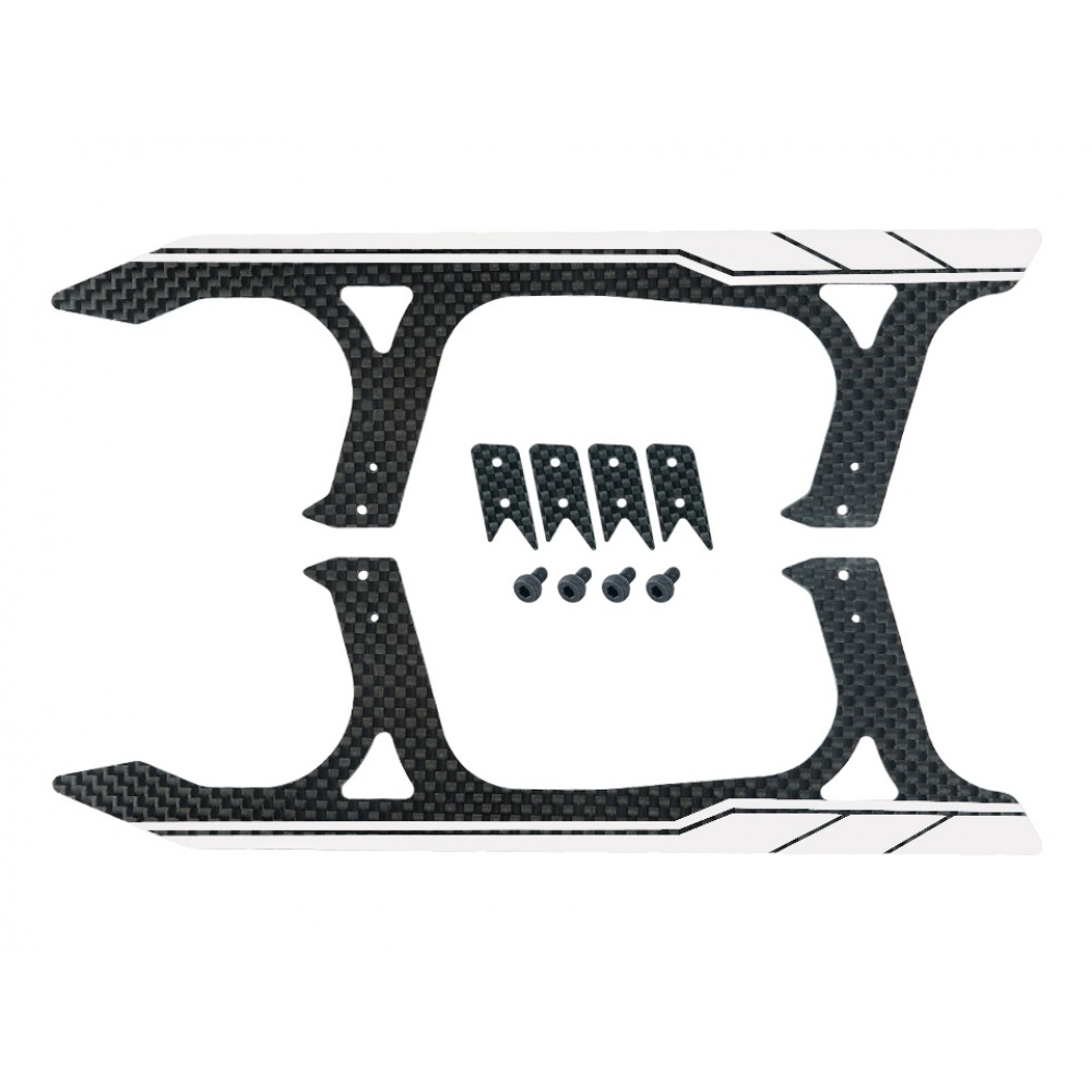 Carbon Fiber Landing Skids (WHITE)(for MH Landing Gear series BLADE 360CFX)