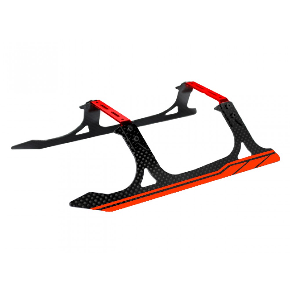 Aluminum/Carbon Fiber Landing Gear (RED) - BLADE 330X / 330S / 360 CFX / 450X / Fusion360