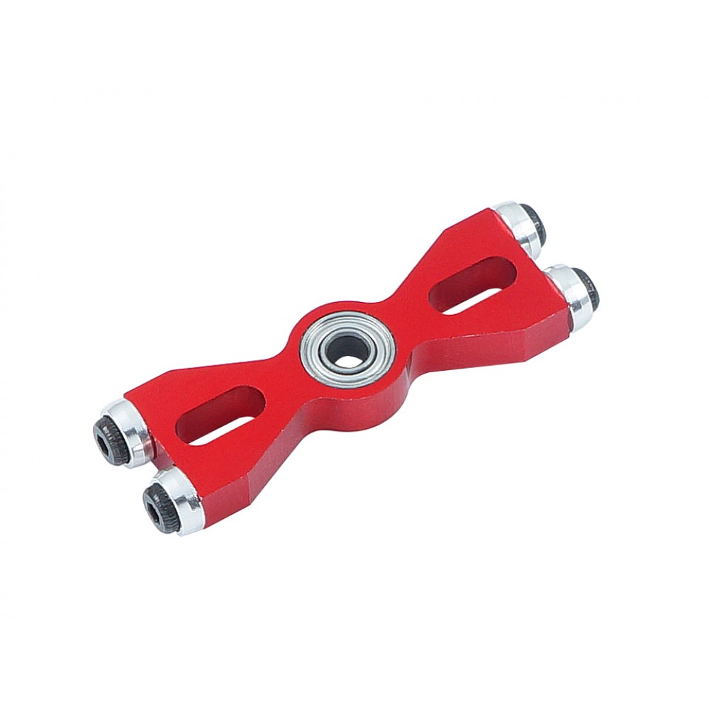 Aluminum Upper Behind Block Bearing (RED)(for MICROHELI Frames - BLADE 450X / 330X / 330S)