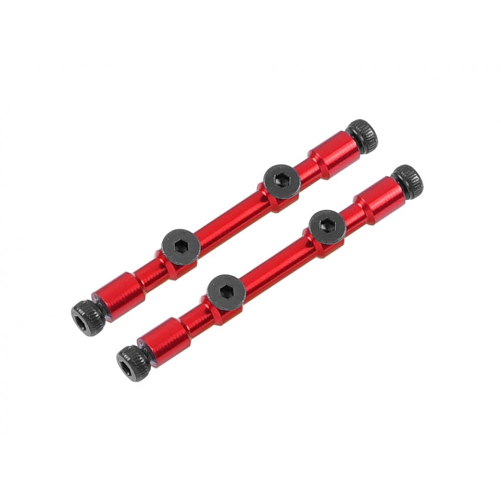 Aluminum Bottom Frame Support (RED)(for MICROHELI Frames - BLADE 450X / 330X / 330S)