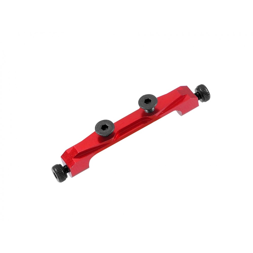 Aluminum Battery Tray Lower Support (RED)(for MICROHELI Frames - BLADE 450X / 330X / 330S)