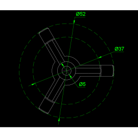 PLA 3D Printed Swashplate Leveler (PP) - BLADE FUSION 270 / 270 CFX / 330X / 330S / ECLIPSE 360