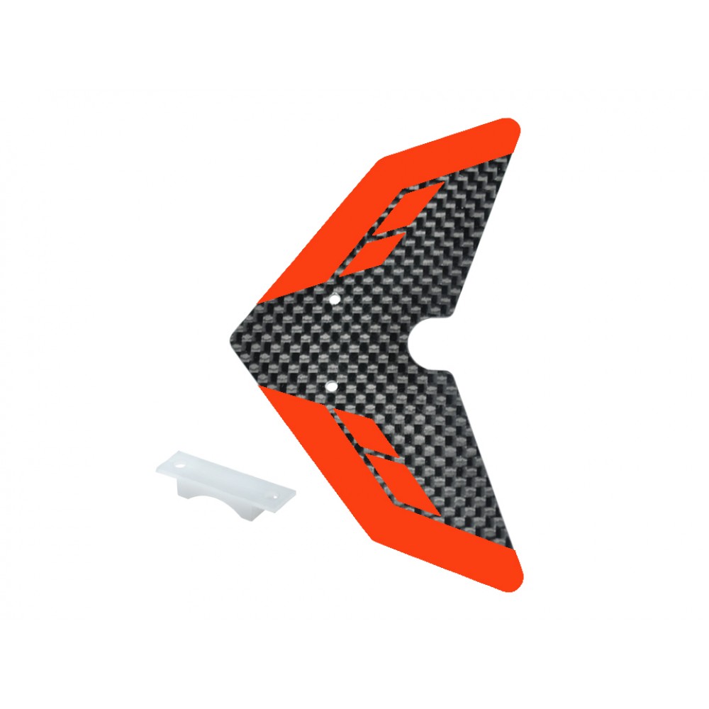 Carbon Fiber Horizontal Fin (RD) - BLADE 330X / 330S
