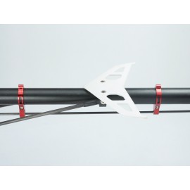 Aluminum Tail Push Rod Support (RED) - BLADE 450X / 330X / 330S