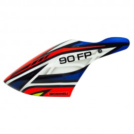 Airbrush Fiberglass Red Transformer Canopy - BLADE REVOLUTION 90 FP