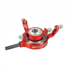 Precision CNC Aluminum Swashplate (RED) - BLADE REVOLUTION 90 FP