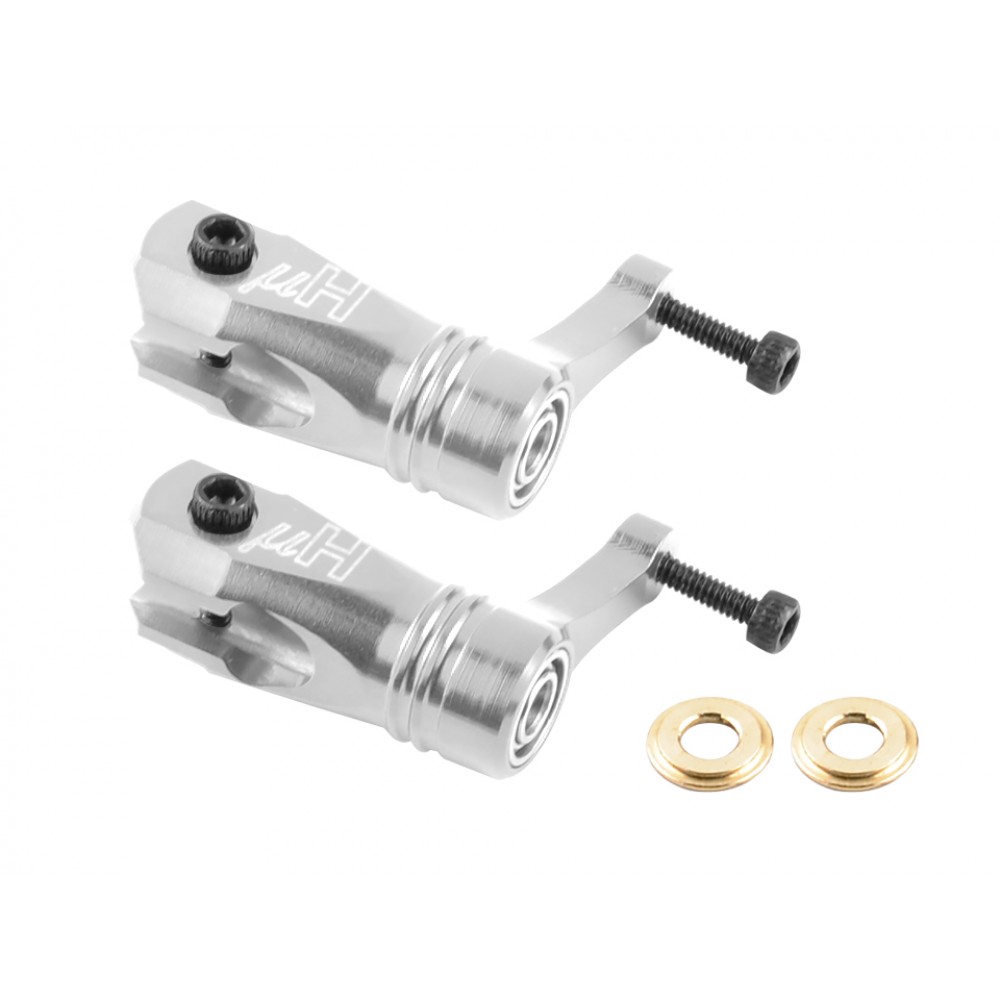 Aluminum Main Blade Grip w/ Thrust Bearing - BLADE FUSION 180