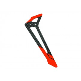 Carbon Fiber Vertical Fin (RED) - BLADE FUSION 180 / Smart