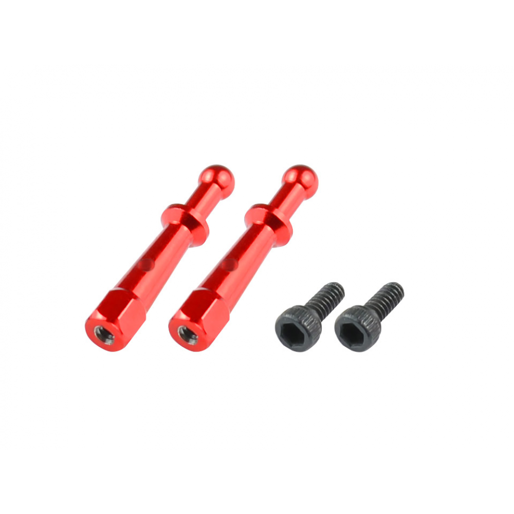 Aluminum Canopy Mount Set (RED) - BLADE FUSION 180 / Smart