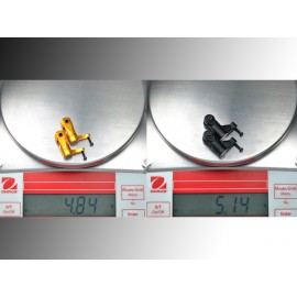 Aluminum Main Blade Grip w/ Thrust Bearing (RED) - BLADE FUSION 180