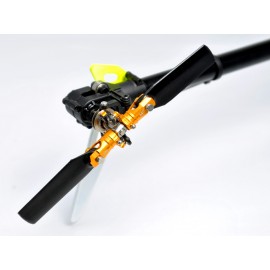 Double Bearing Weighted Tail Blade Grip set (GOLD) - BLADE FUSION 180 / Smart