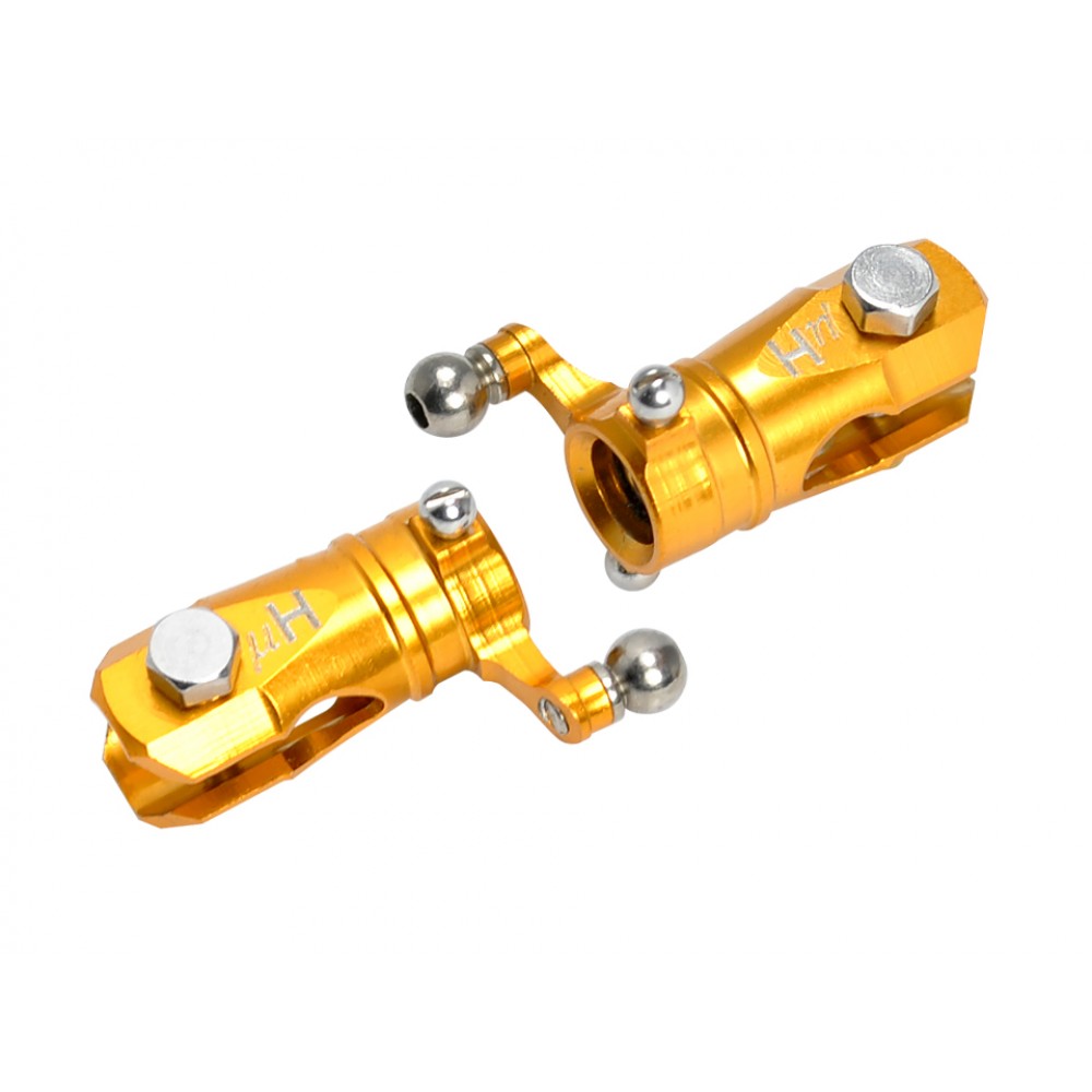 Double Bearing Weighted Tail Blade Grip set (GOLD) - BLADE FUSION 180 / Smart