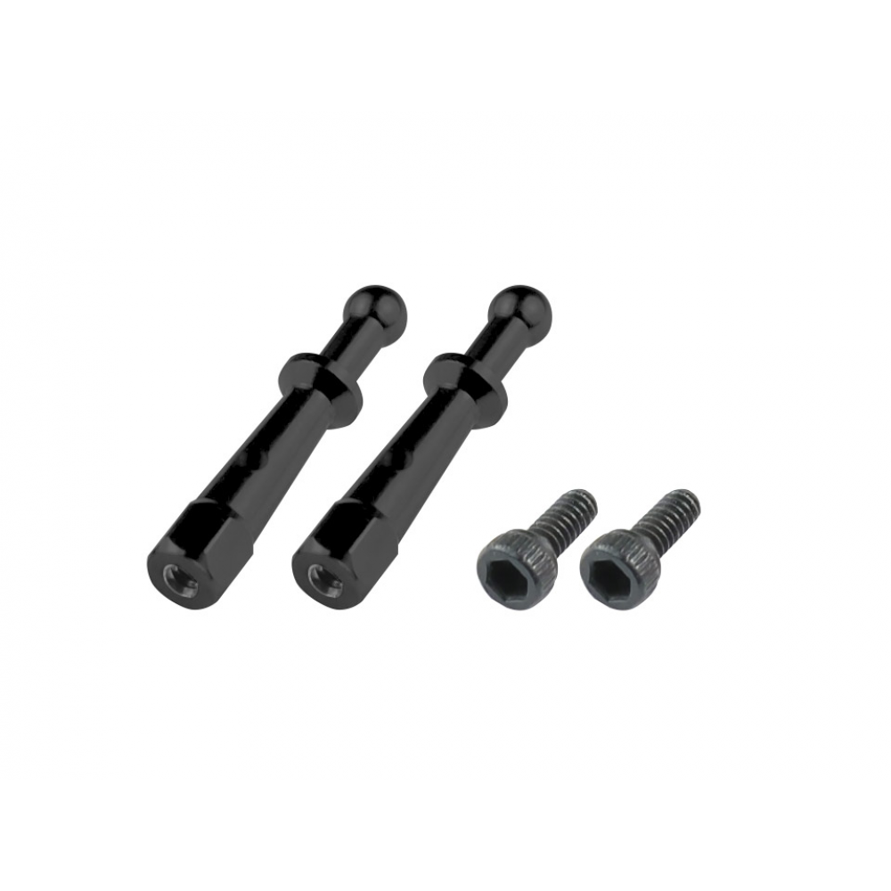 Aluminum Canopy Mount Set (BLACK) - BLADE FUSION 180 / Smart