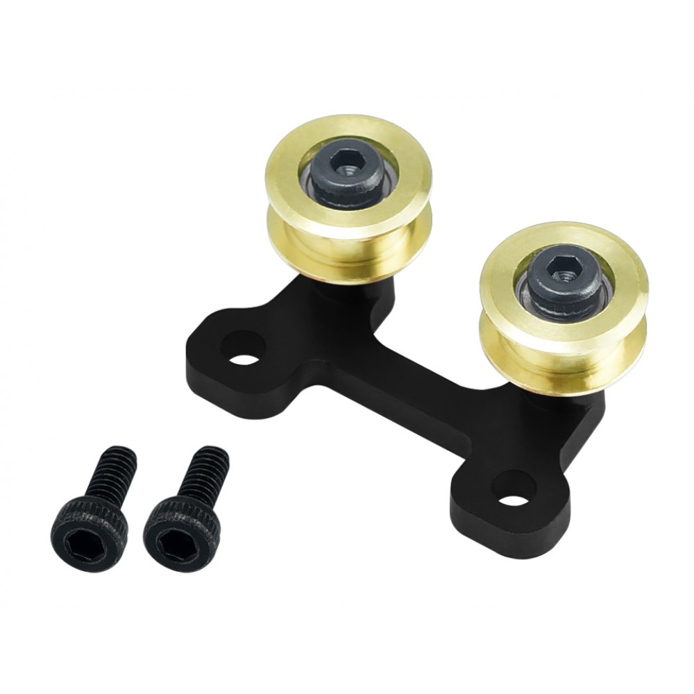 Aluminum/Brass Tail Belt Guide (BLACK) - BLADE FUSION 180