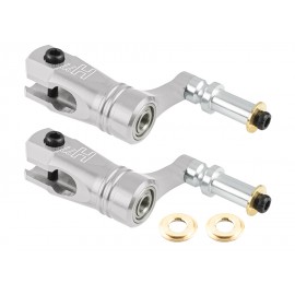 Aluminum Main Blade Grip W/ Thrust Bearing - BLADE FUSION 180 Smart