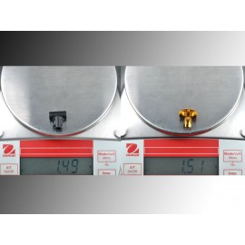 Precision CNC Aluminum Main Rotor Hub w/ Button (GOLD) - BLADE FUSION 180 / Smart