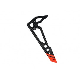 Carbon Fiber Vertical Fin (RED) - BLADE FUSION 270
