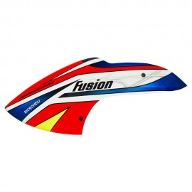 Airbrush Fiberglass Red Transformer Canopy - BLADE FUSION 480 / 550