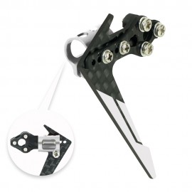 Adjustable Tail Motor Mount w/ Fin Set (WT) - BLADE INFUSION 120