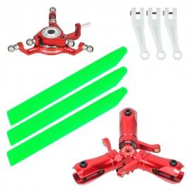 CNC Triple Green Plastic Blades Conversion set (RED) - BLADE INFUSION 120