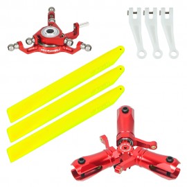 CNC Triple Yellow Plastic Blades Conversion set (RED) - BLADE INFUSION 120