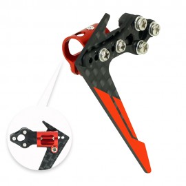 Adjustable Tail Motor Mount w/ Fin Set (RD) - BLADE INFUSION 120