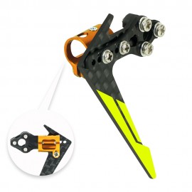 Adjustable Tail Motor Mount w/ Fin Set (YL) - BLADE INFUSION 120