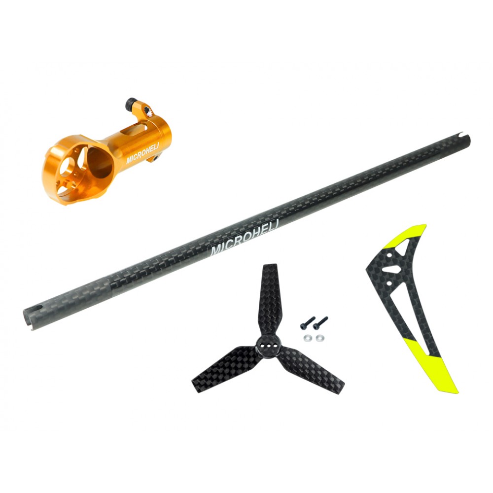 CNC Carbon Tail Power Package (GOLD) - BLADE INFUSION 180