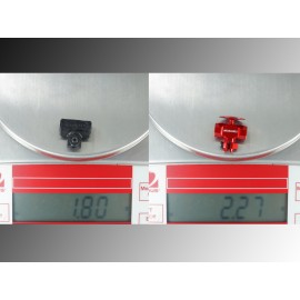 Precision CNC Aluminum Main Rotor Hub w/ Button (RED) - BLADE INFUSION 180