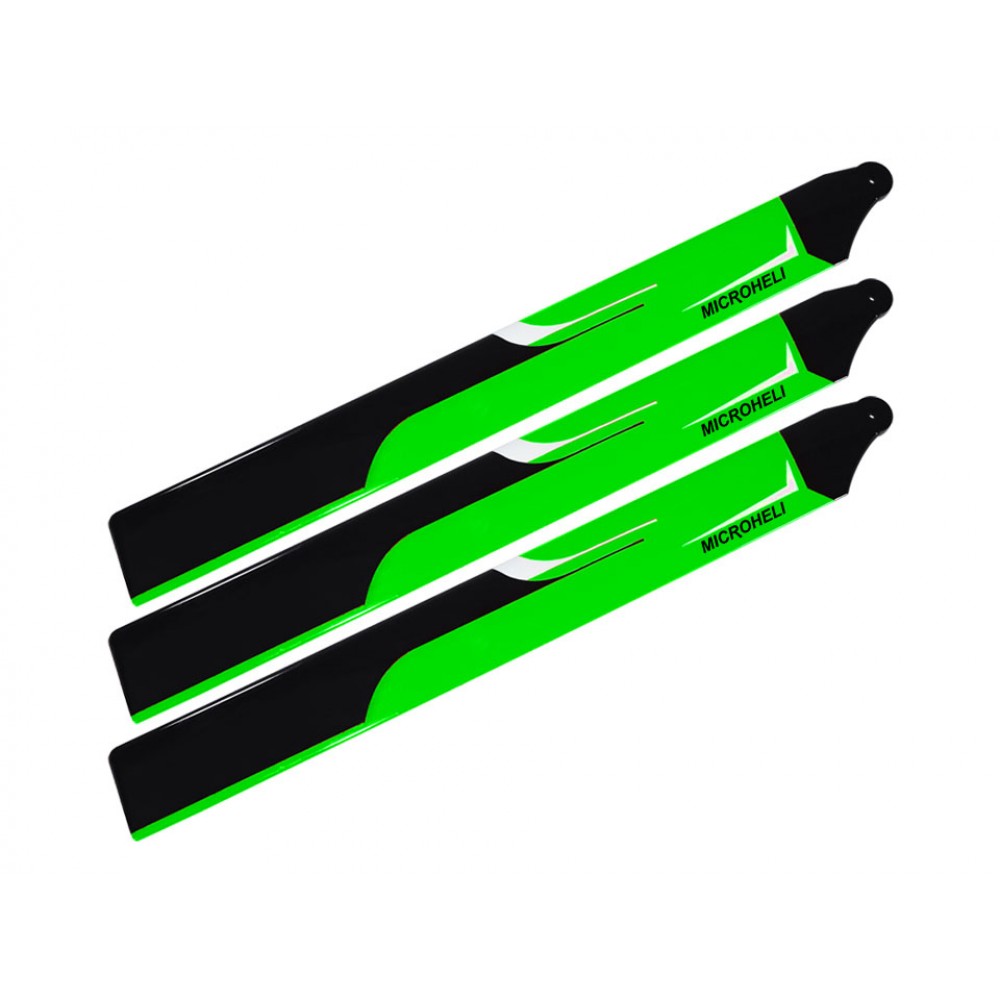 Carbon Plastic Triple Main Blade (For MH-I180001TGR Series)(GREEN)