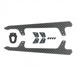 Low Profile Matte Carbon Fiber Landing Skids "U" Style (for MH Landing Gear series)