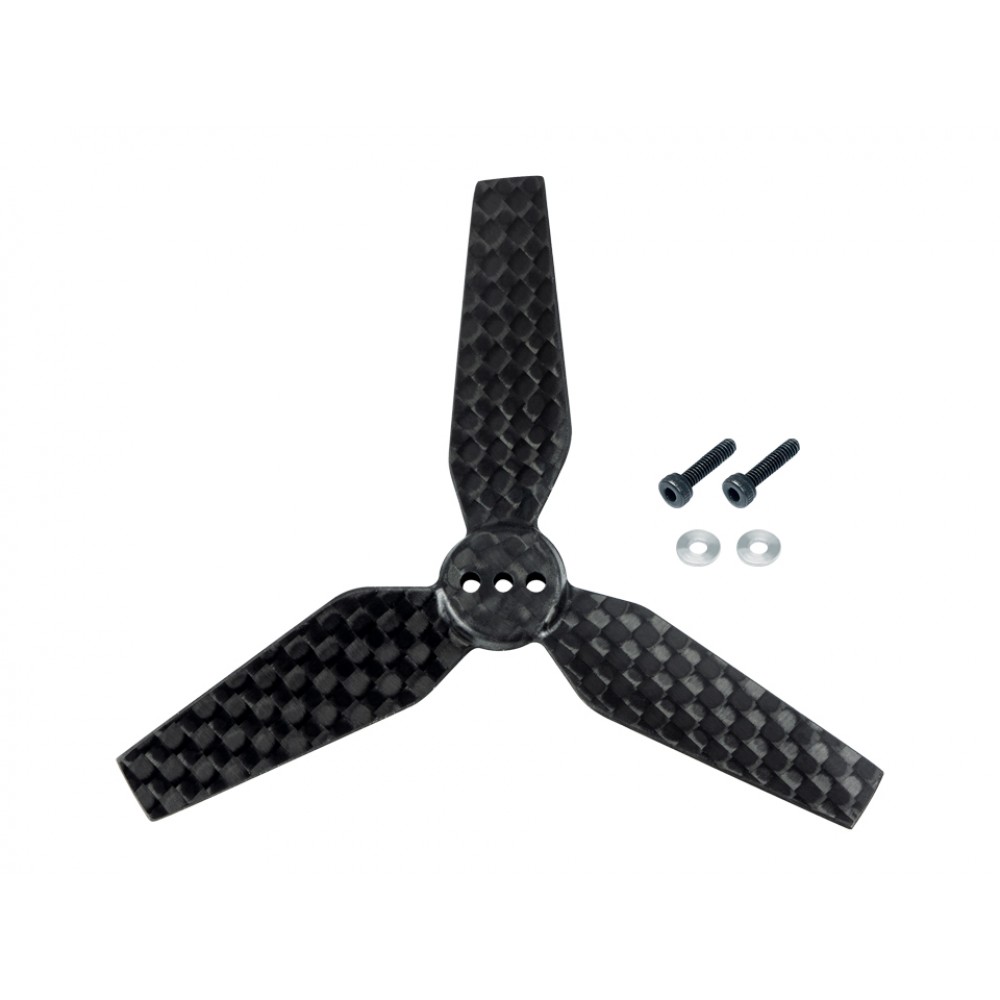 Carbon Fiber 3 Blade Propeller 65mm Tail Blade - BLADE INFUSION 180