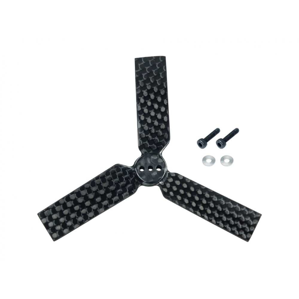 Carbon Fiber 3 Blade Propeller 70mm Tail Blade - BLADE INFUSION 180