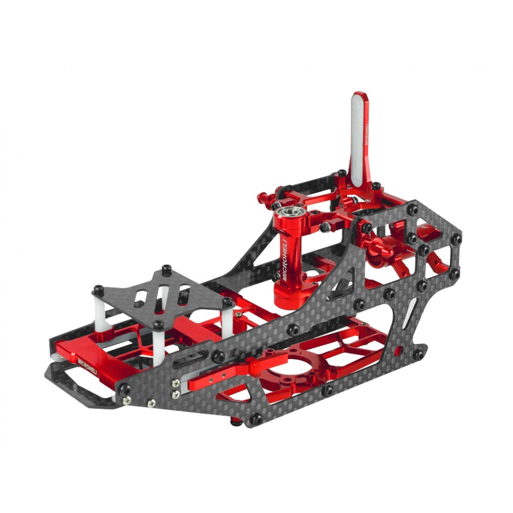 Aluminum/Carbon Fiber Main Frame (RED) - BLADE INFUSION 180