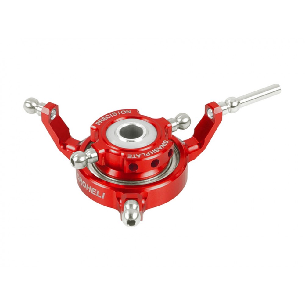 Precision CNC Aluminum Swashplate (RED)- BLADE INFUSION 180
