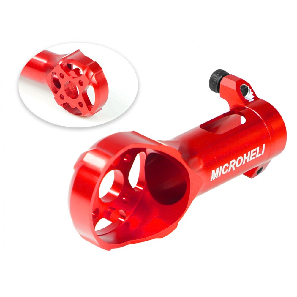 Aluminum Tail Motor Mount (RED) - BLADE INFUSION 180