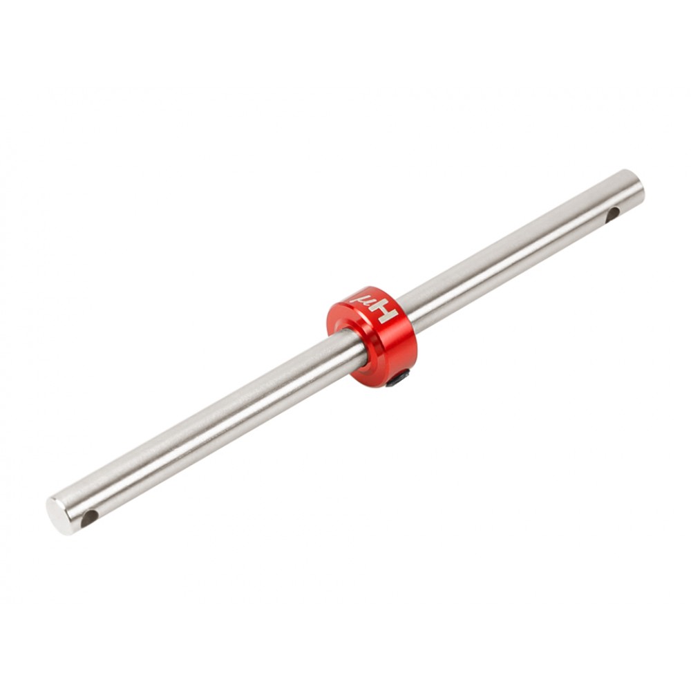 Precision CNC Titanium Main Shaft/Collar set (RED) - BLADE INFUSION 180
