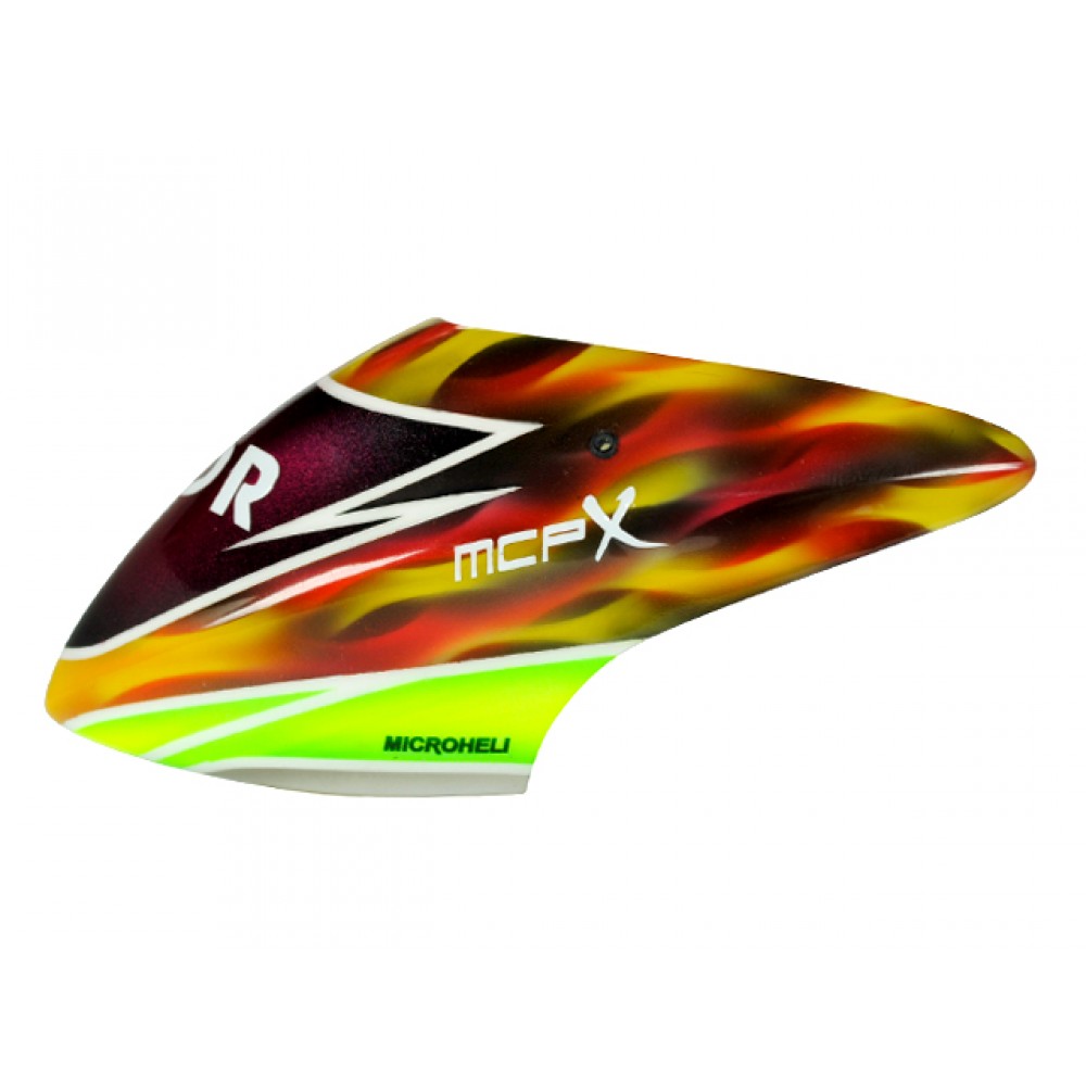 Airbrush Fiberglass Speed Assassin TDR Canopy - BLADE MCPX