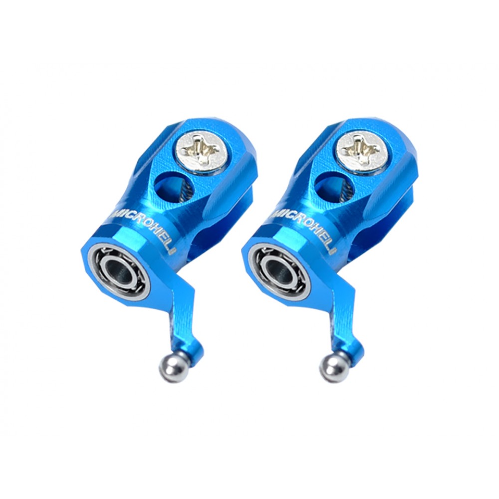 Precision CNC Aluminum Main Blade Grip (BLUE) - BLADE MCPXBL / BL2