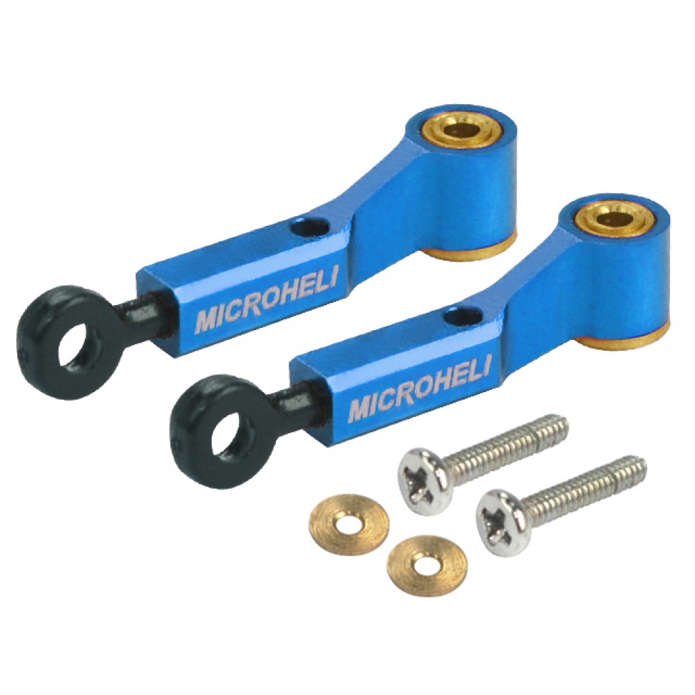 Aluminum Main Blade Grip Arm (BLUE)(for DFC Main Rotor series)