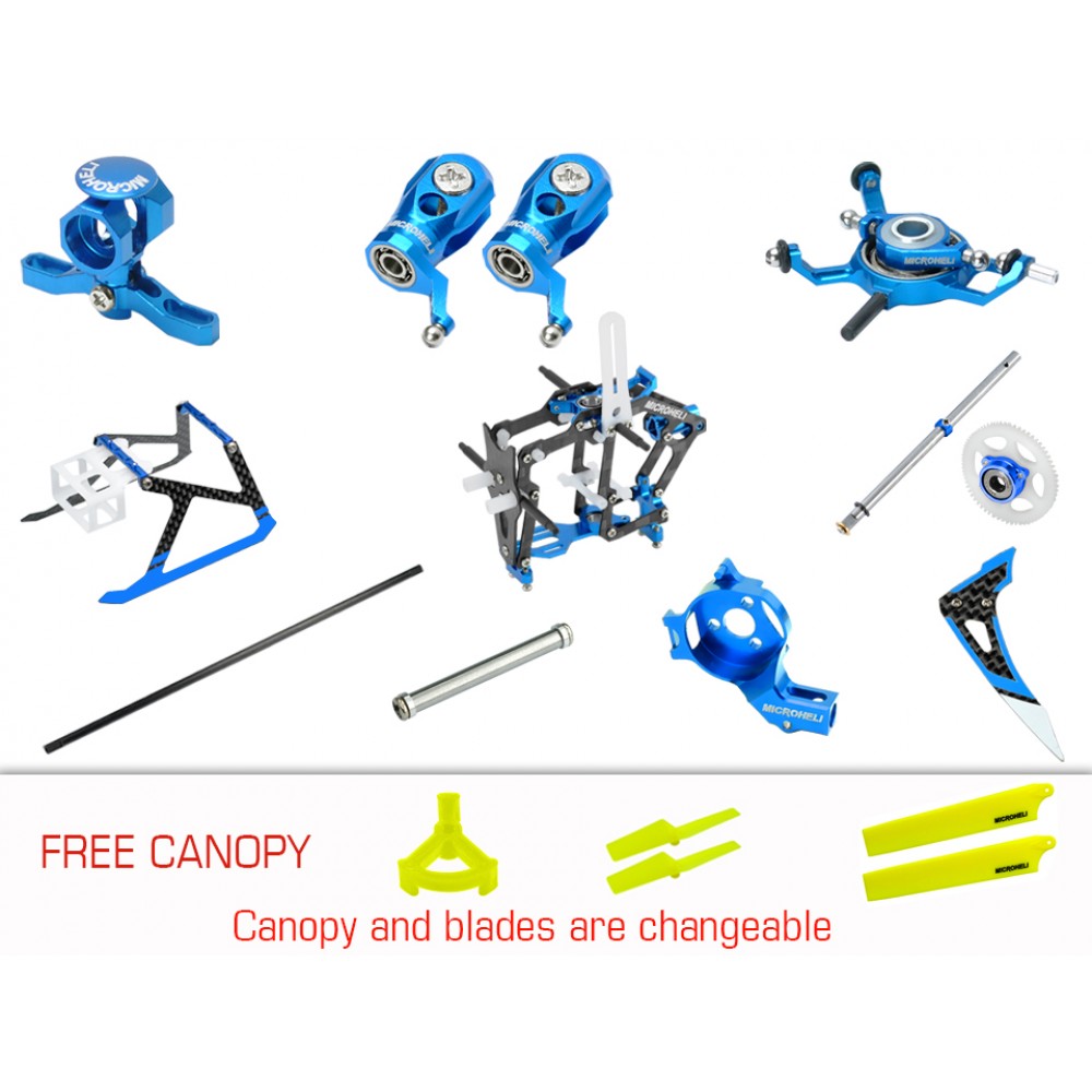 CNC Performance Package (BLUE) - BLADE MCPX BL2