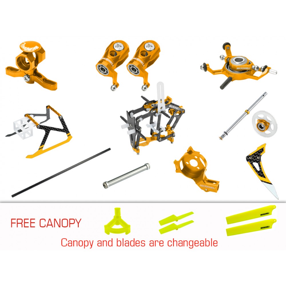 CNC Performance Package (GOLD) - BLADE MCPX BL2