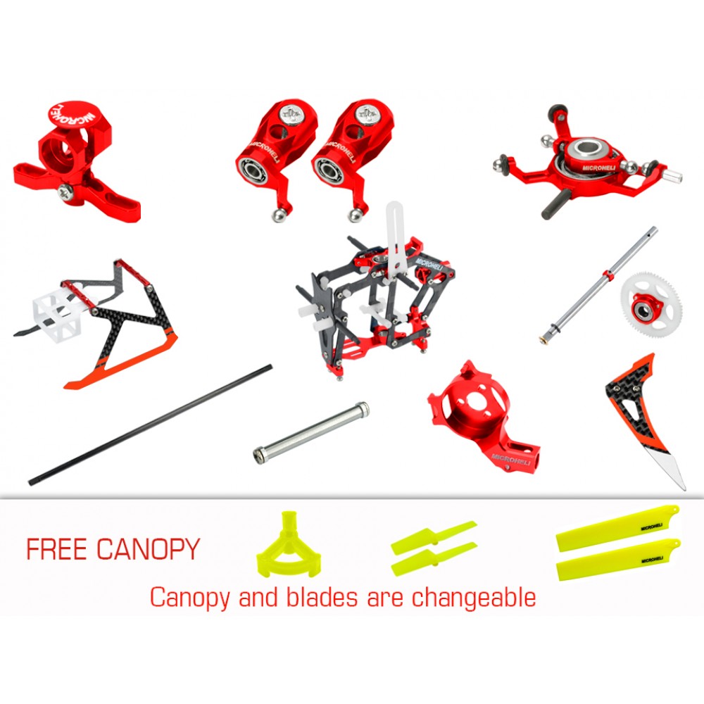 CNC Performance Package (RED) - BLADE MCPX BL2