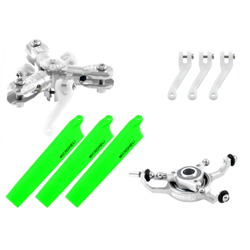 CNC Triple Green Blades Conversion set - BLADE MCPXBL / BL2
