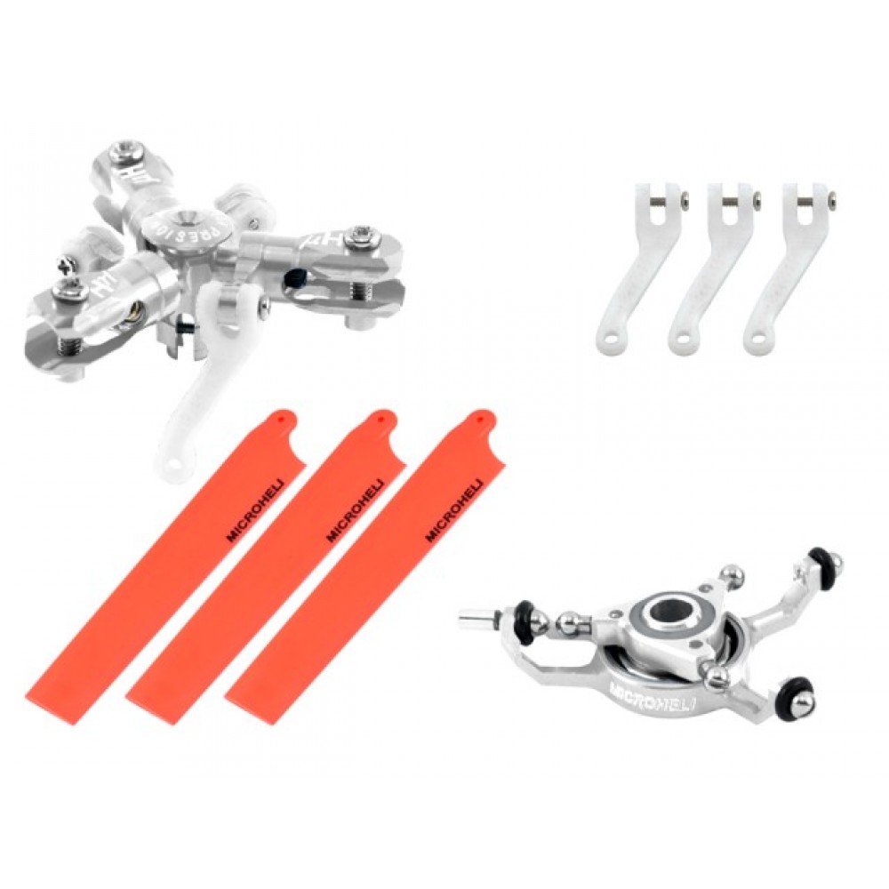 CNC Triple Red Blades Conversion set - BLADE MCPXBL / BL2